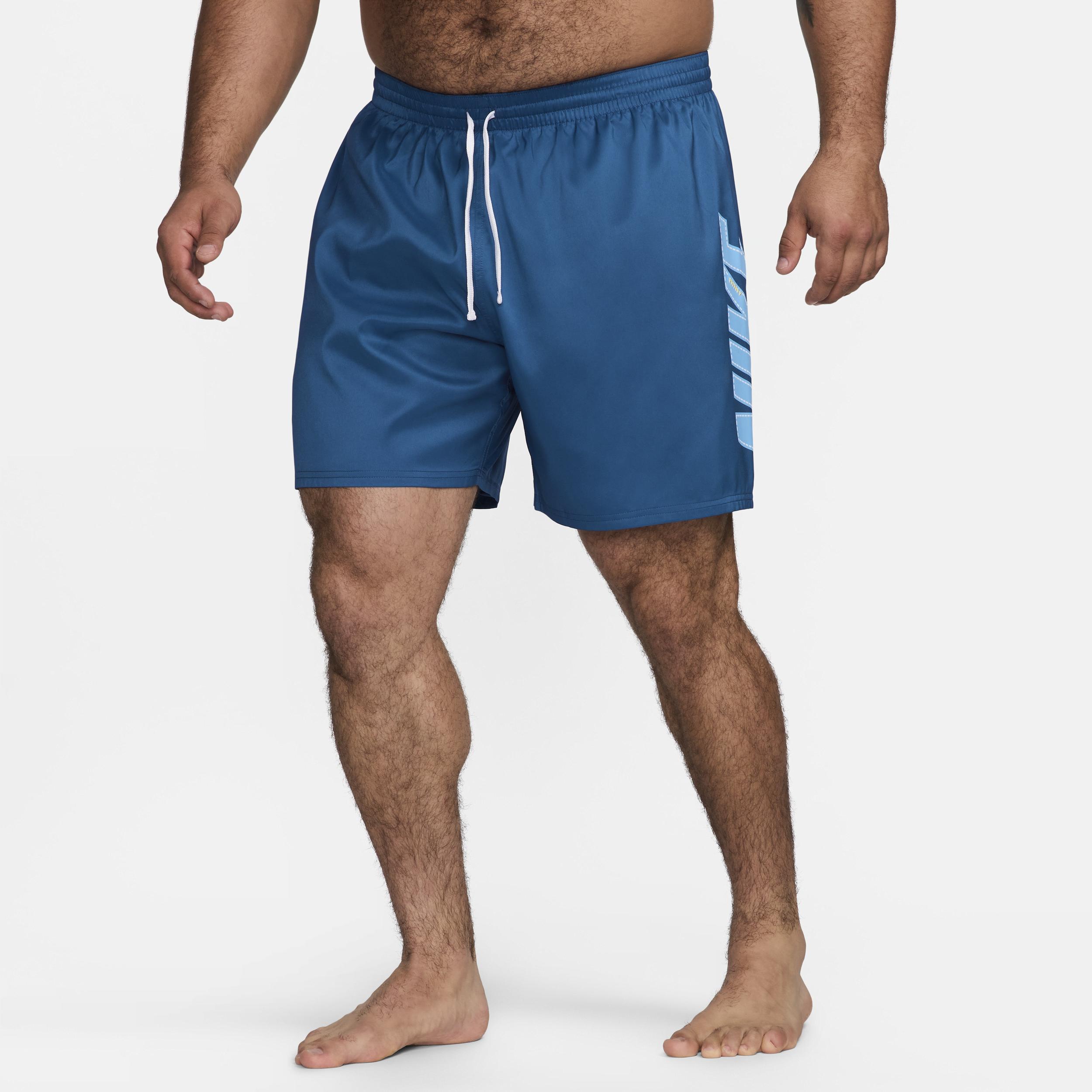 Nike Men's Swim Big Block 9" Volley Shorts (Extended Size) Product Image