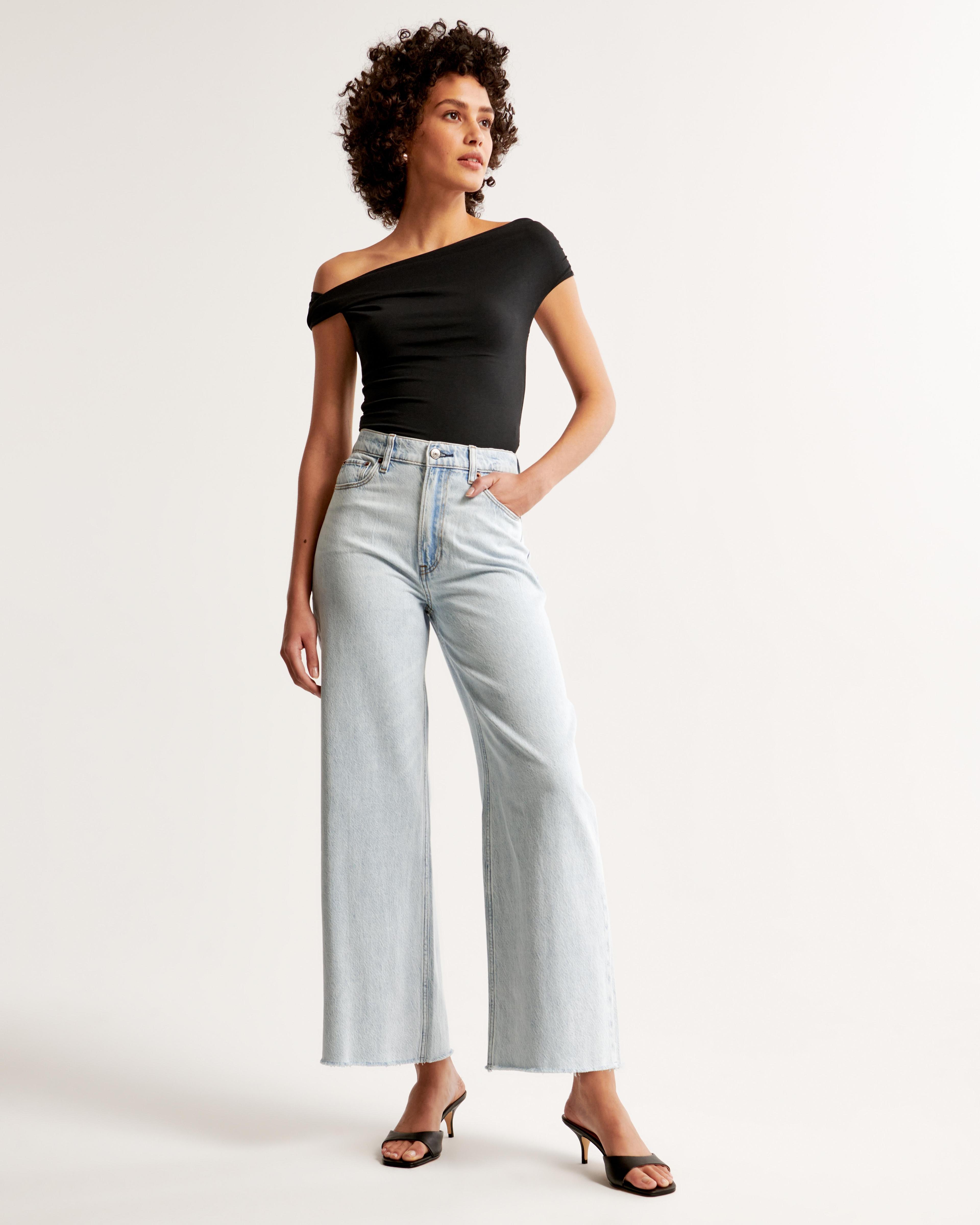 High Rise Cropped Wide Leg Jean product image