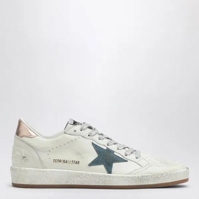 GOLDEN GOOSE Sneakers Ball Star Withe/ Smoke Blue In White Product Image