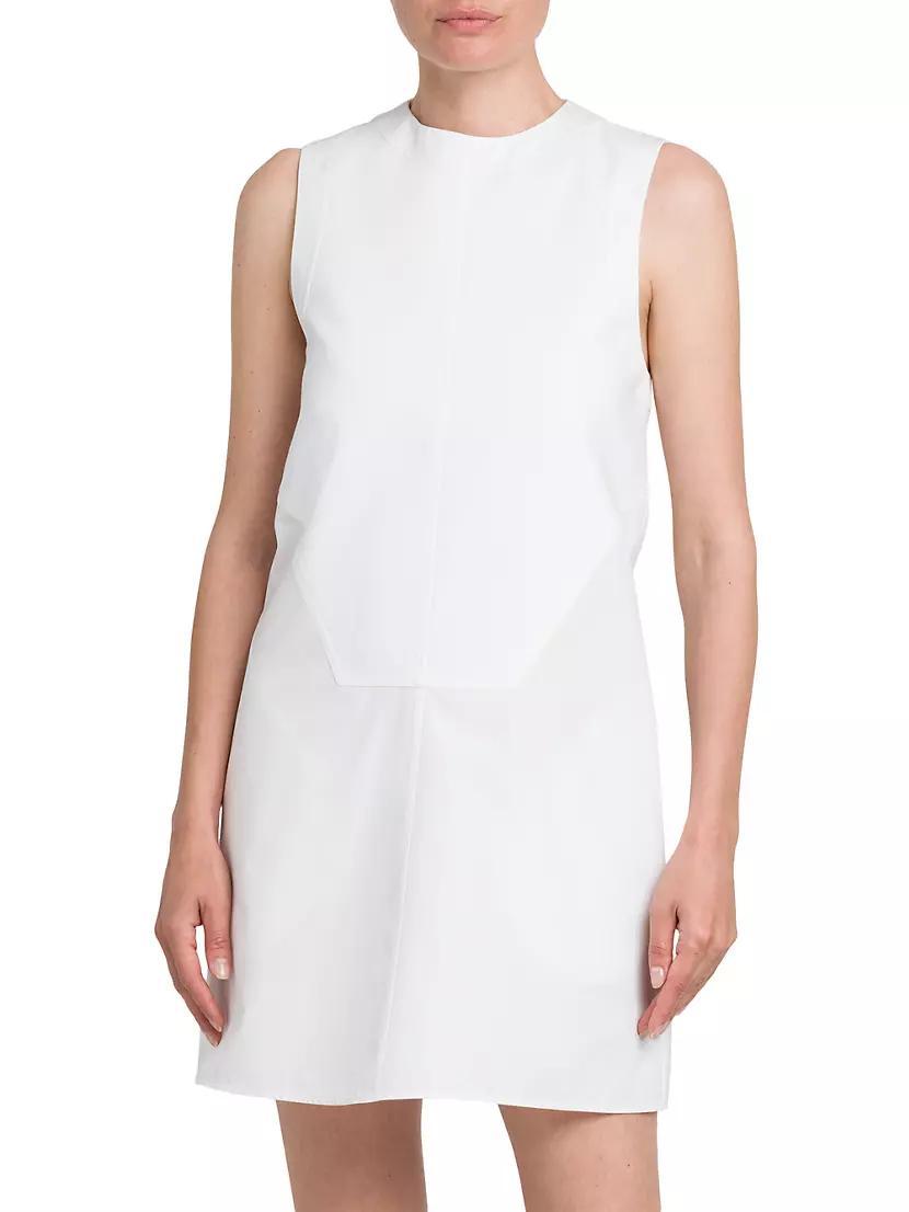 Cotton Poplin A-Line Minidress Product Image