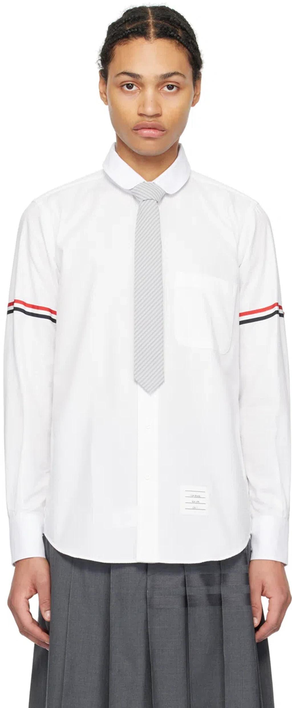 White Armband Shirt In 100 White product image