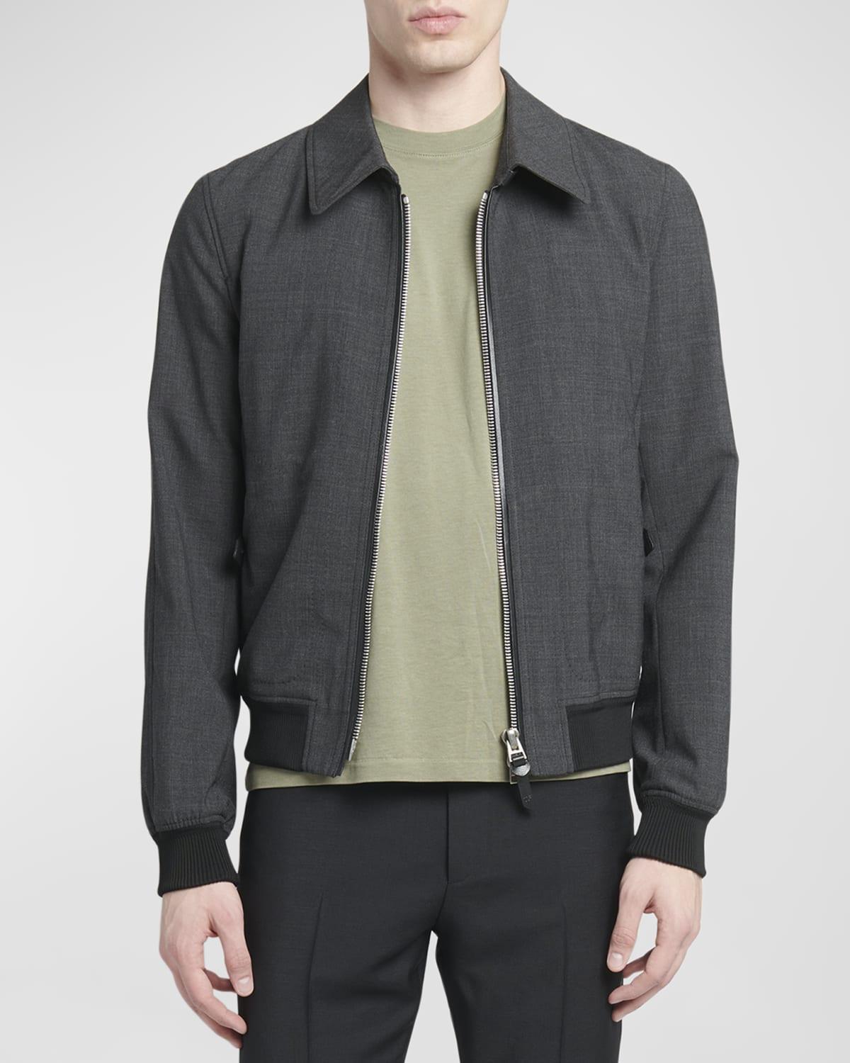 Mens Wool Stretch Blouson Jacket Product Image