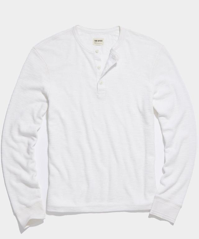 Lightweight Mini Waffle Henley Product Image