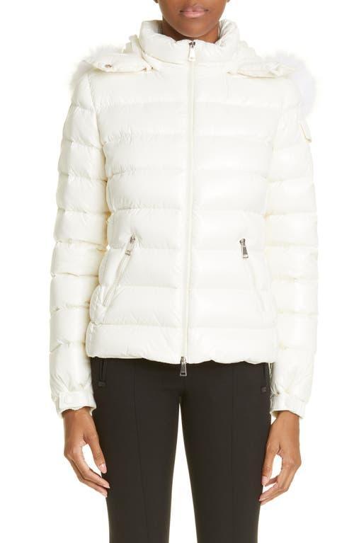 Moncler Badyf Down Jacket with Removable Faux Fur Trim Product Image