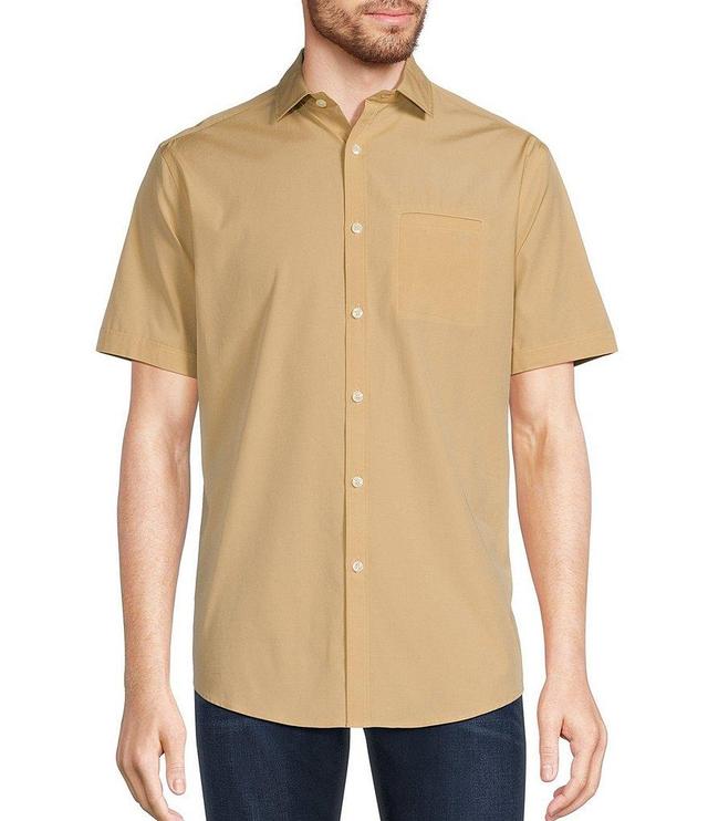 Murano Solid Poplin Short Sleeve Woven Shirt Product Image