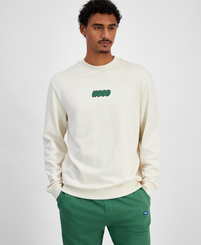 Hugo Boss Mens Nately Long Sleeve Crewneck Logo Graphic Sweatshirt Product Image