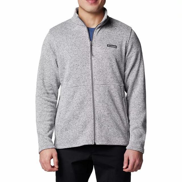 Mens Columbia Alto Pass Full Zip Sweater Fleece City Gray Grey Product Image