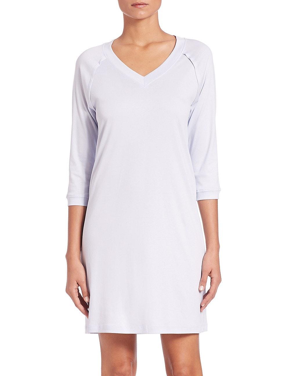 Womens Pure Essence Three-Quarter Sleeve Gown Product Image