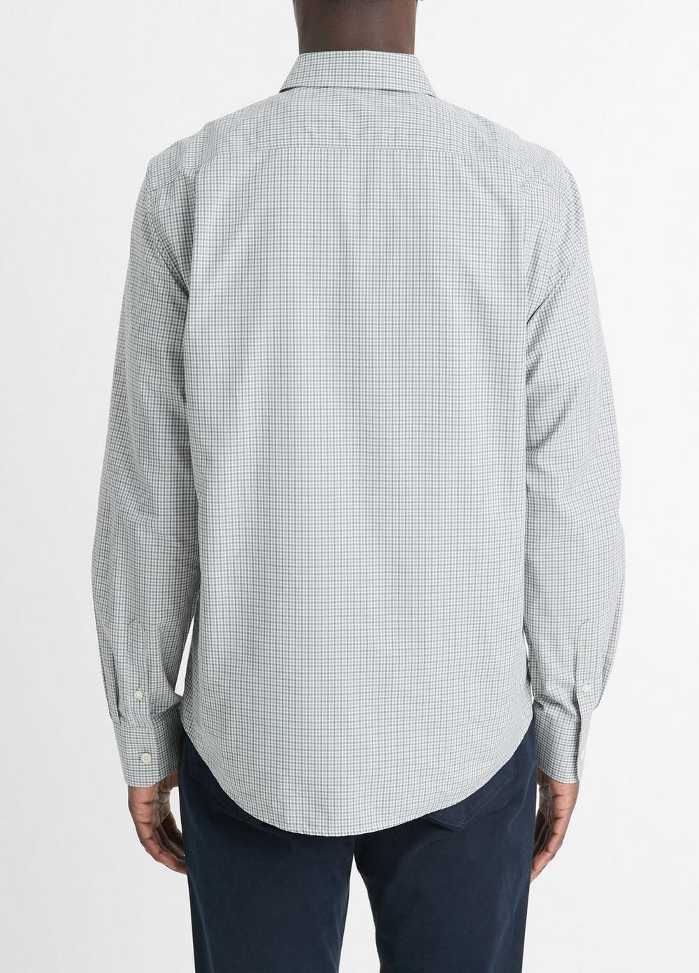 Whitney Plaid Cotton-Blend Long-Sleeve Shirt Product Image