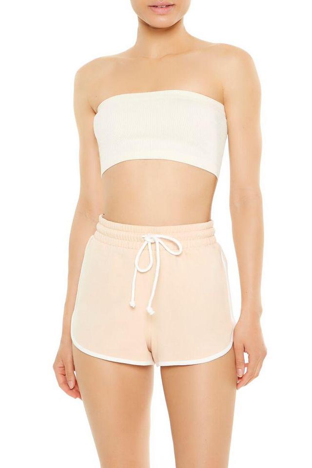 French Terry Drawstring Ringer Shorts | Forever 21 Product Image