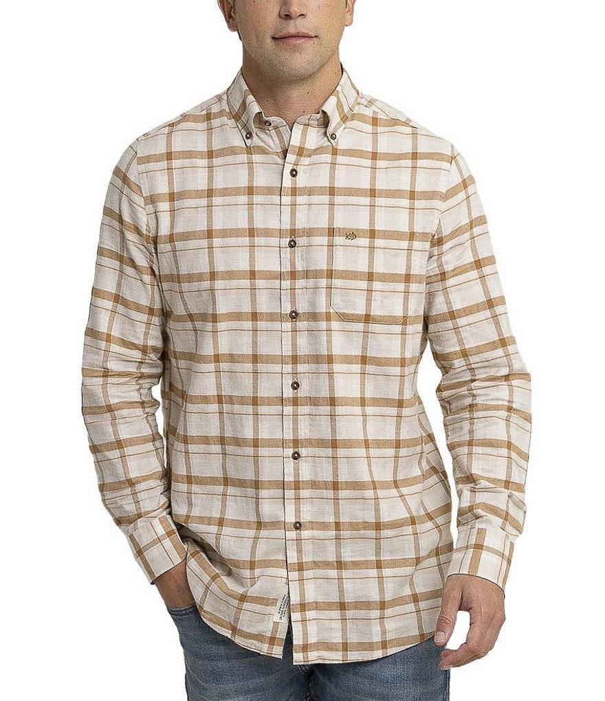 Southern Tide Botany Bay Plaid Long Sleeve Woven Shirt Product Image