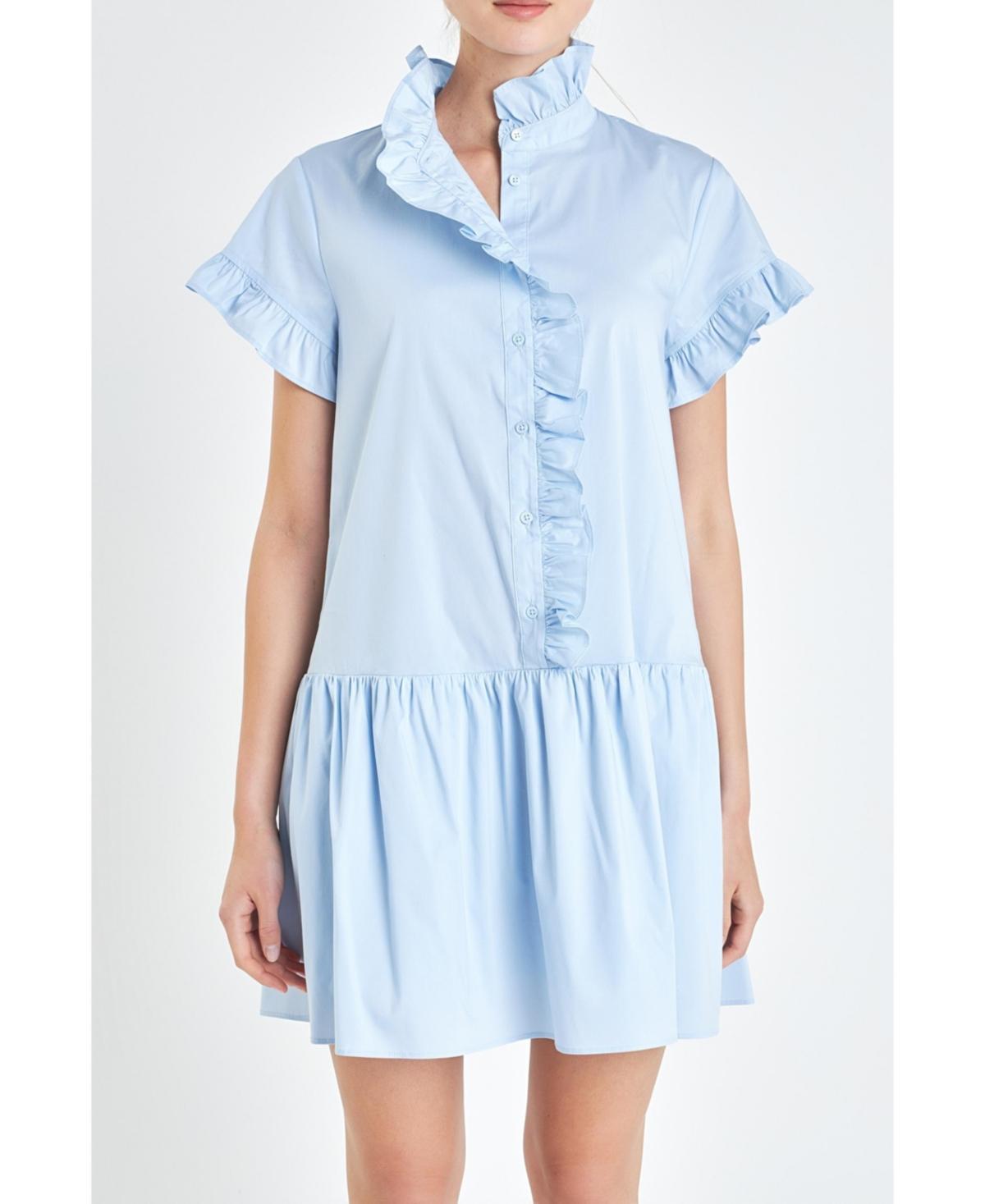 English Factory Womens Ruffled Mini Dress Product Image