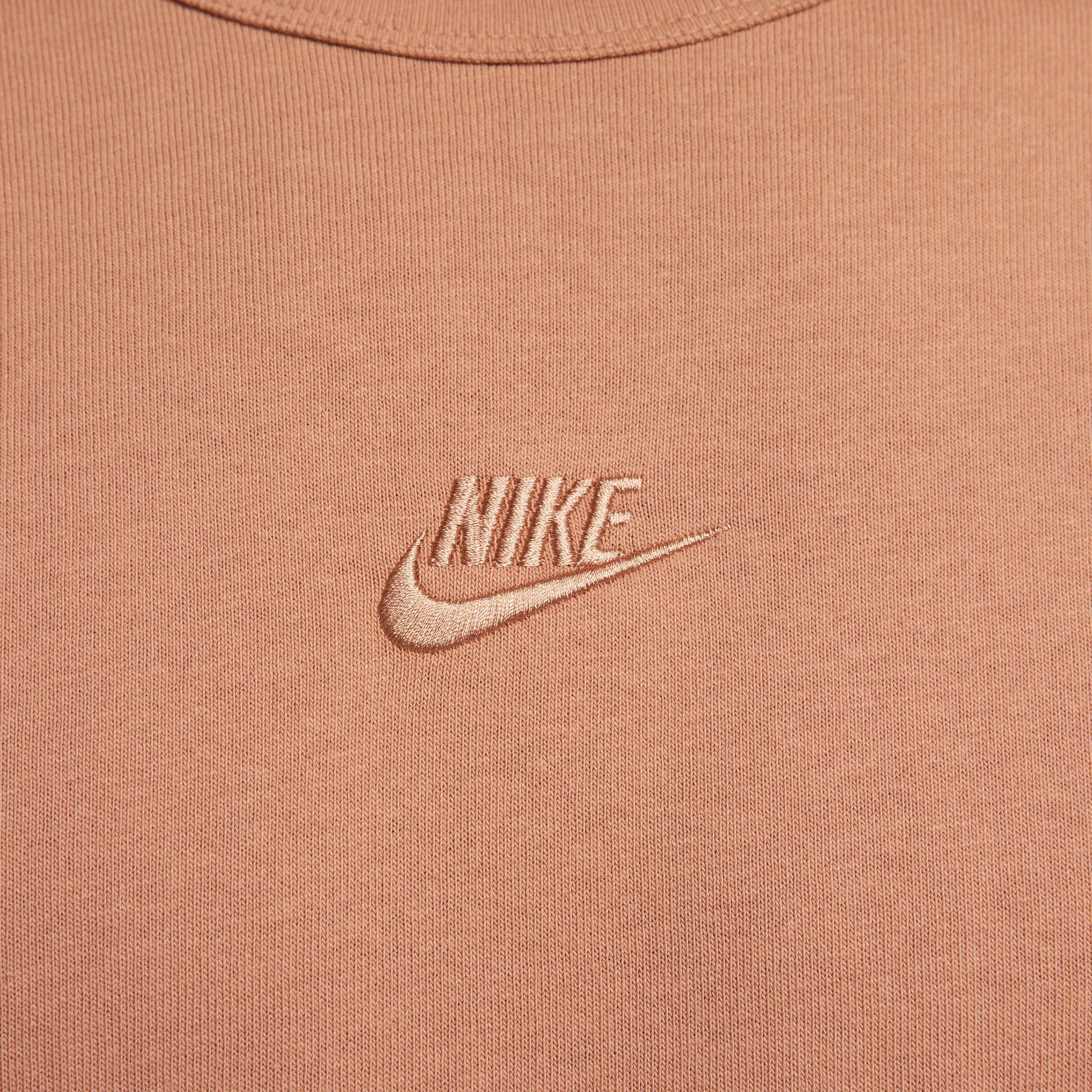 Nike Mens Nike NSW Premium Essentials SUST T-Shirt - Mens Amber Brown Product Image