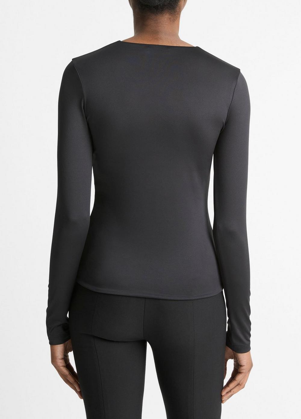 Stretch-Jersey Long-Sleeve T-Shirt Product Image