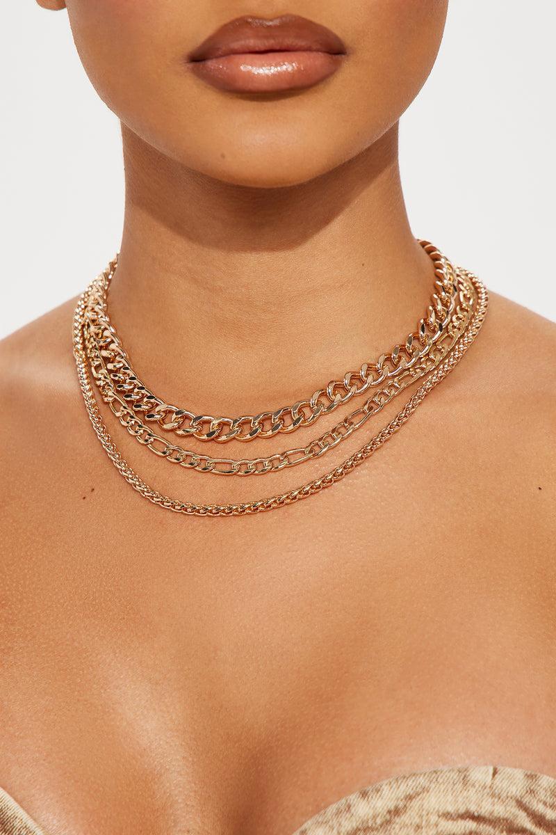 Gold On Me Necklace - Gold Product Image