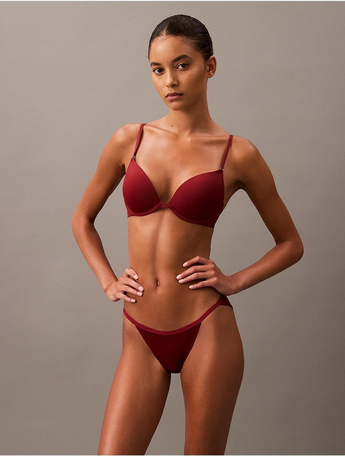 Calvin Klein Womens Ideal Micro String Bikini - Brown - S Product Image