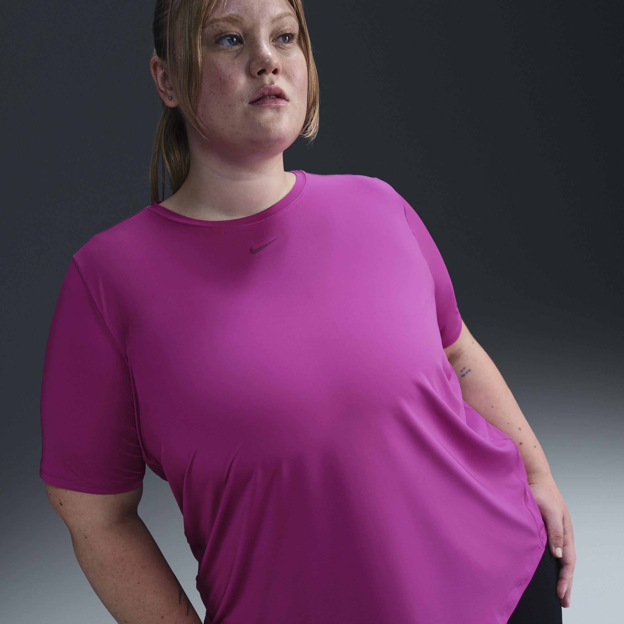 Nike One Classic Women's Dri-FIT Short-Sleeve Top (Plus Size) Product Image