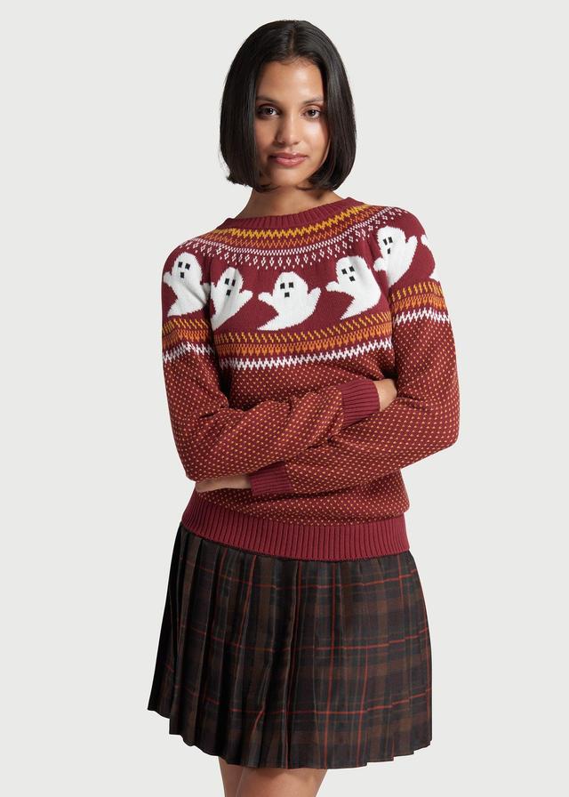 You've Been Ghosted Fair Isle Sweater Product Image