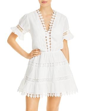 Womens Ora Embroidered Mini Dress Product Image