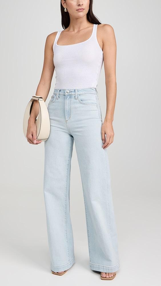 Joe's Jeans The Mia Wide Leg Trouser Hem Jeans | Shopbop Product Image