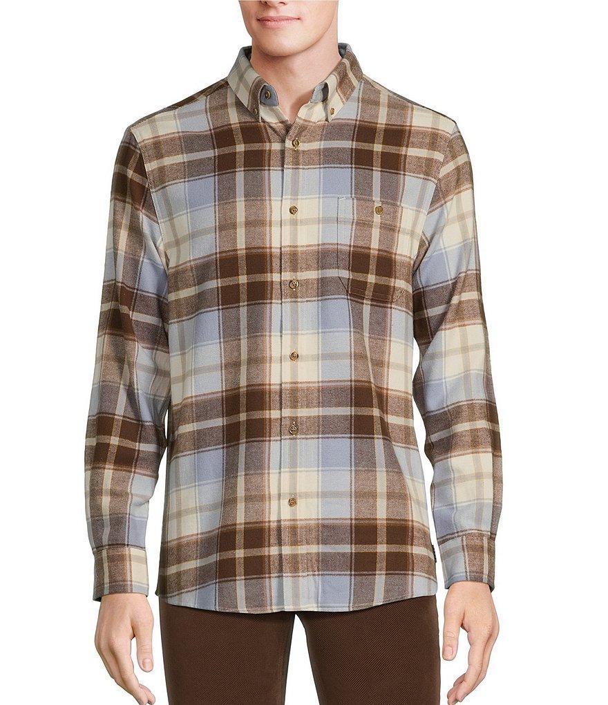 Rowm Long Sleeve Portuguese Flannel Large Plaid Shirt Product Image