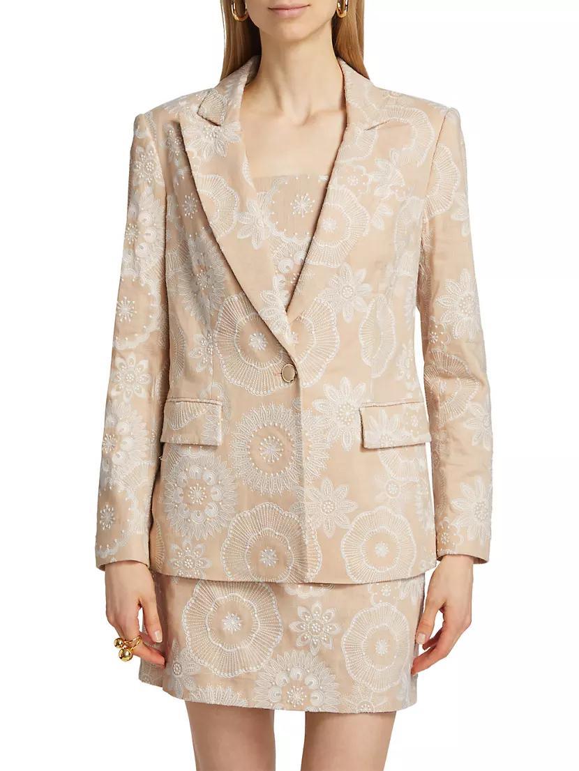 Embroidered Blazer Product Image