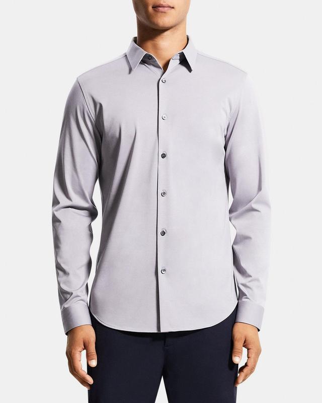 Tailored Shirt in Structure Knit Product Image