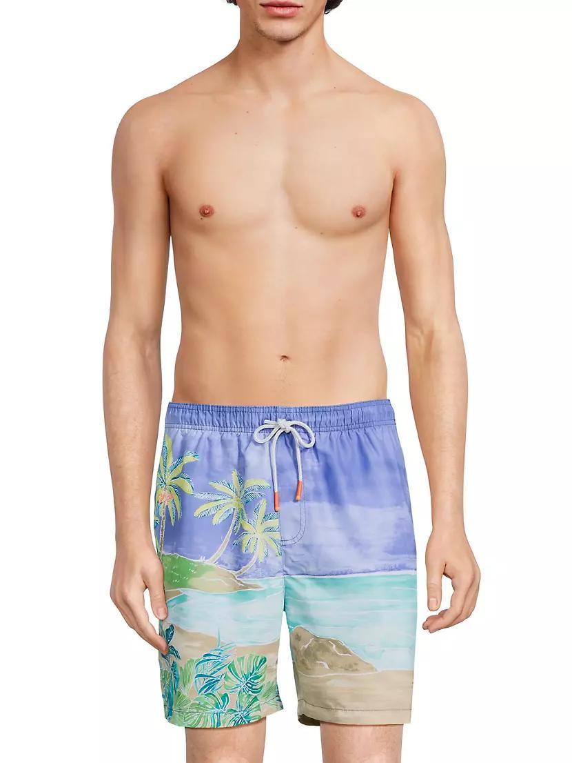 Naples Azul Lagoon Swim Trunks Product Image