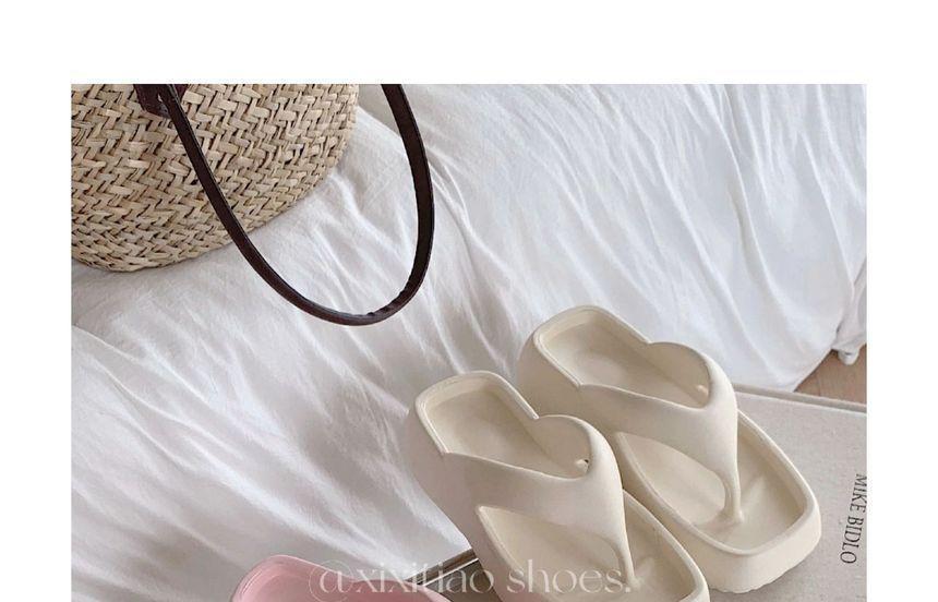 Plain Platform Flip Flops Product Image