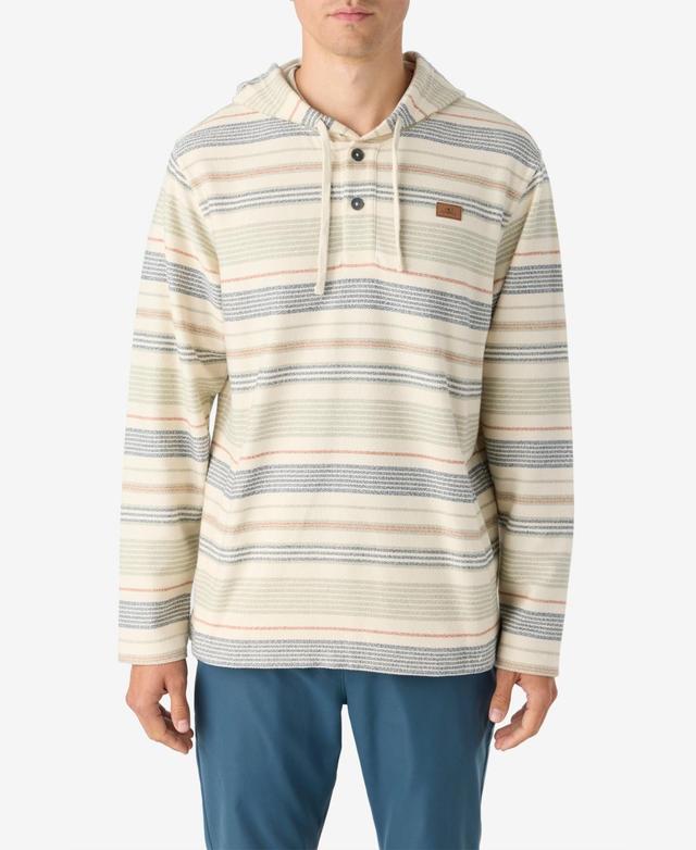 ONeill Mens Bavaro Stripe Poncho Fleece Tops Product Image