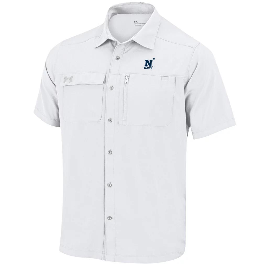 Men's UA Motivate Collegiate Button-Up Shirt Product Image