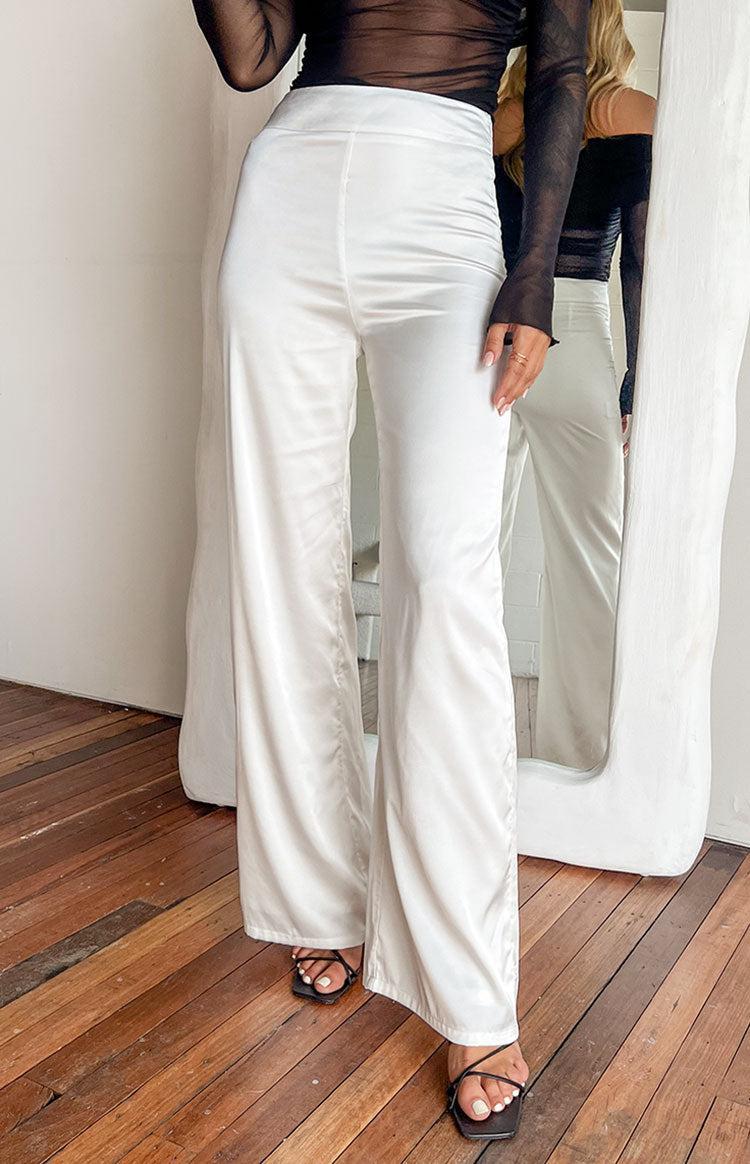 Mykonos White Pants Product Image