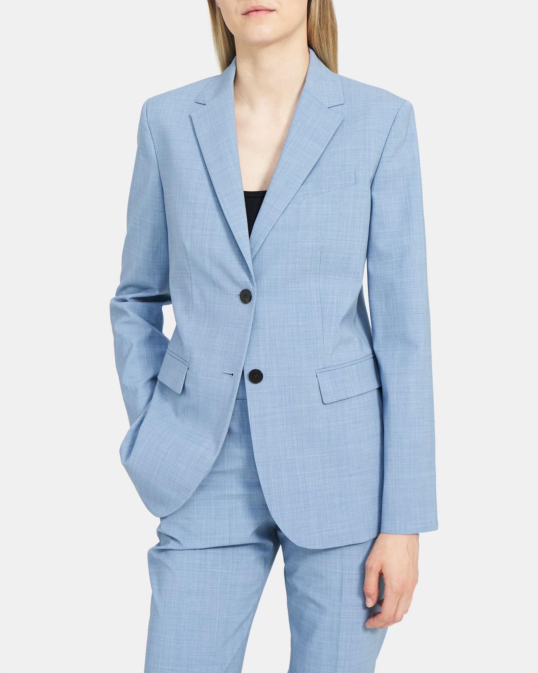 Classic Blazer in Stretch Wool Mélange Product Image