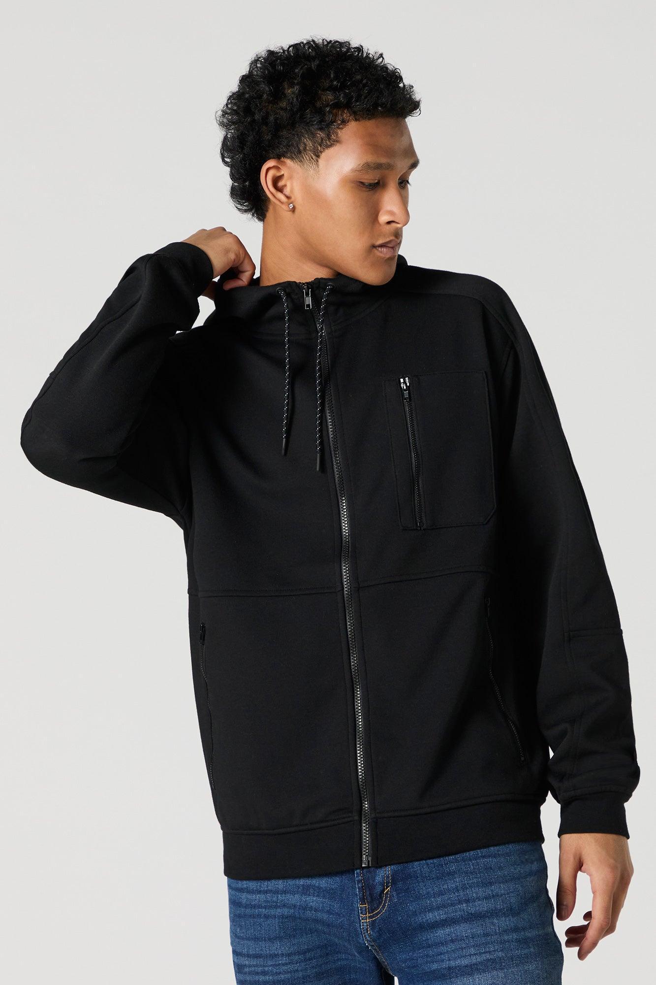 Active Colourblock Zip-Up Hoodie Male Product Image