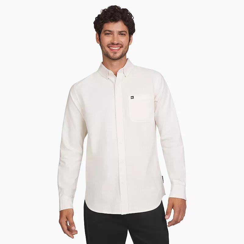 Mens Quiksilver Smoke Trail Button-Down Oxford Shirt Product Image