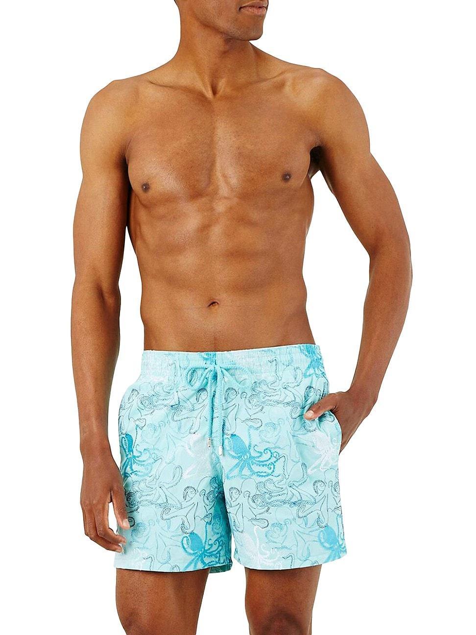 Mens Poulpes Embroidered Swim Shorts Product Image