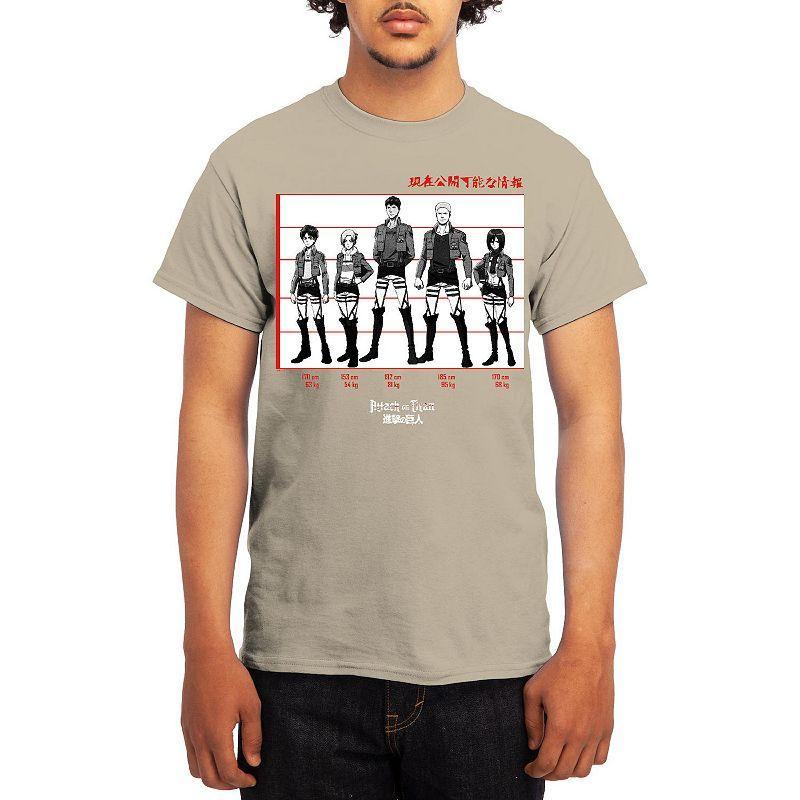 Mens Attack on Titan Tee, Boys Grey Kelly Product Image