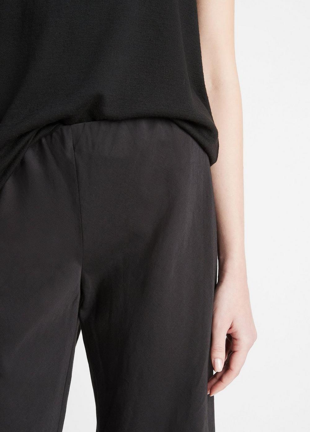 Cotton-Blend High-Waist Bias Pant Product Image