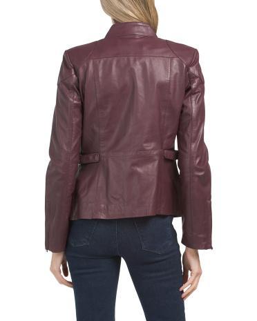 Genuine Leather Icon Jacket for Women Product Image