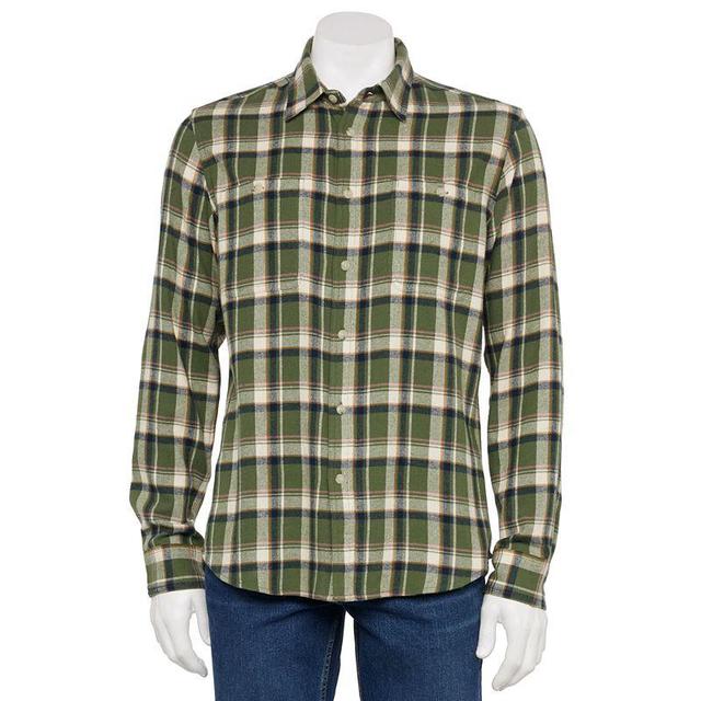 Mens Sonoma Goods For Life Flannel Button-Down Shirt Product Image