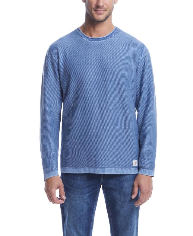 Weatherproof Vintage Mens Twill Stonewash Crewneck Sweater Product Image