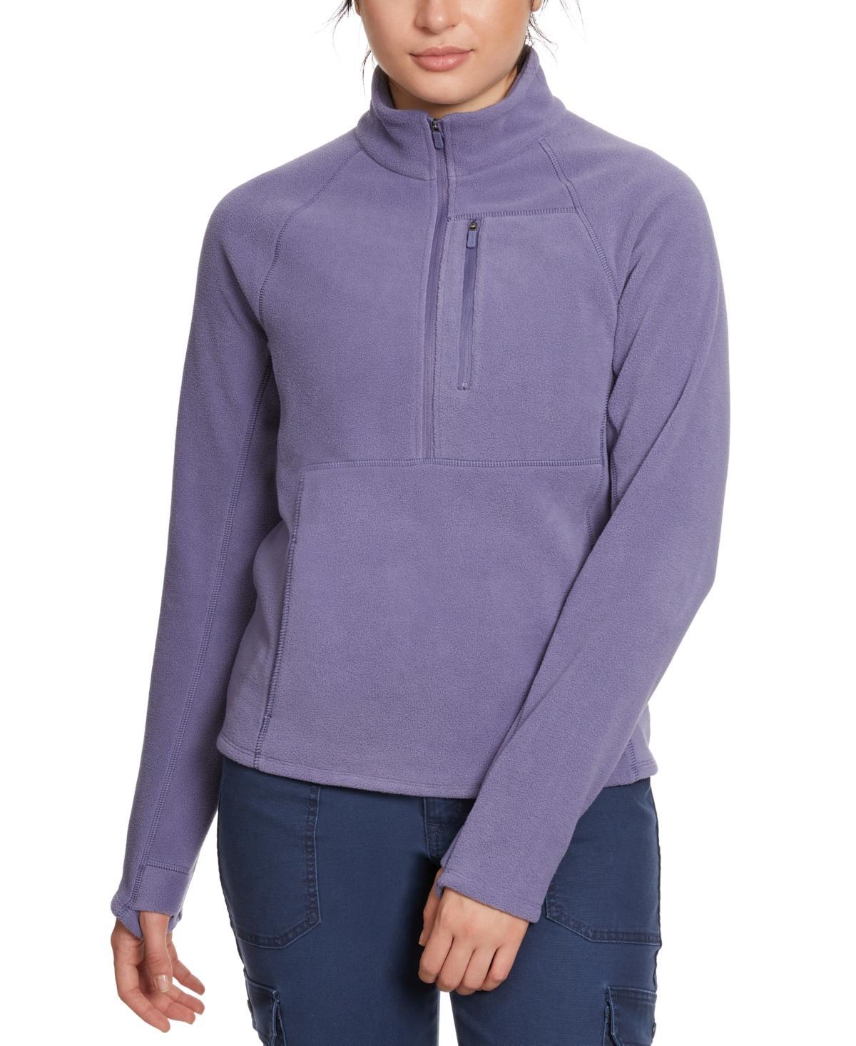 Bass Outdoor Womens Half-Zip Long-Sleeve Fleece Product Image