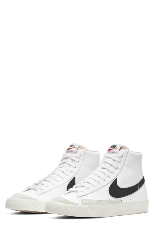 Nike Mens Nike Blazer High - Mens Basketball Shoes Black/White/White Product Image