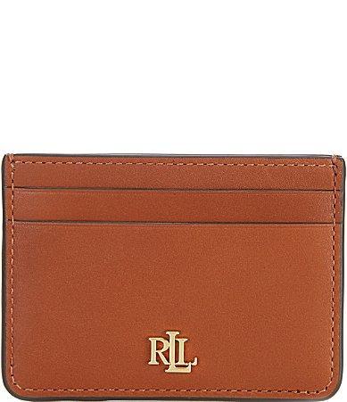 Womens Full-Grain Leather Small Slim Card Case Product Image