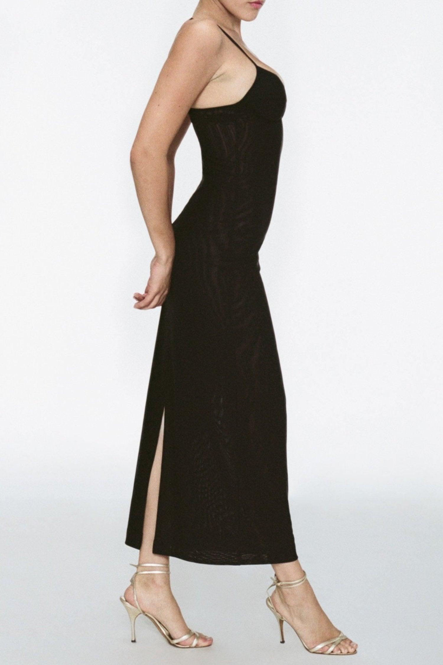 FLORENCE DRESS - BLACK Product Image