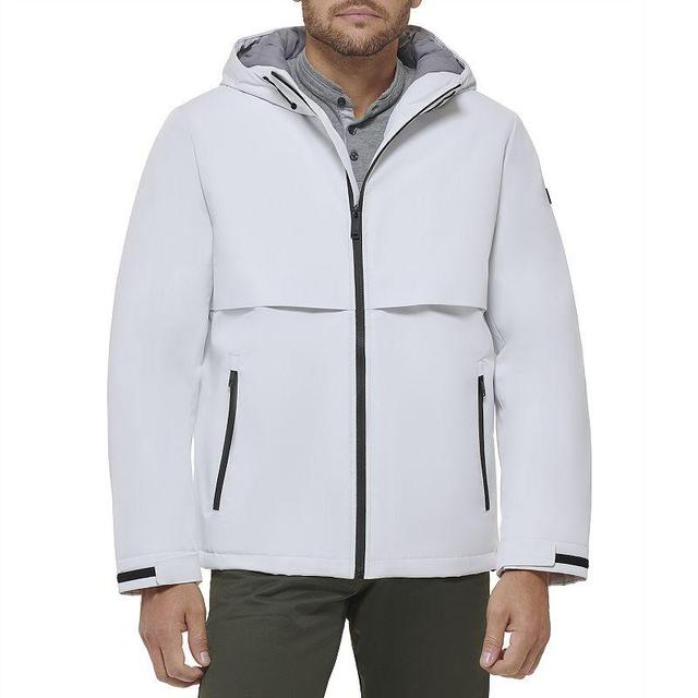 Mens Dockers Flex Hooded Jacket White Product Image