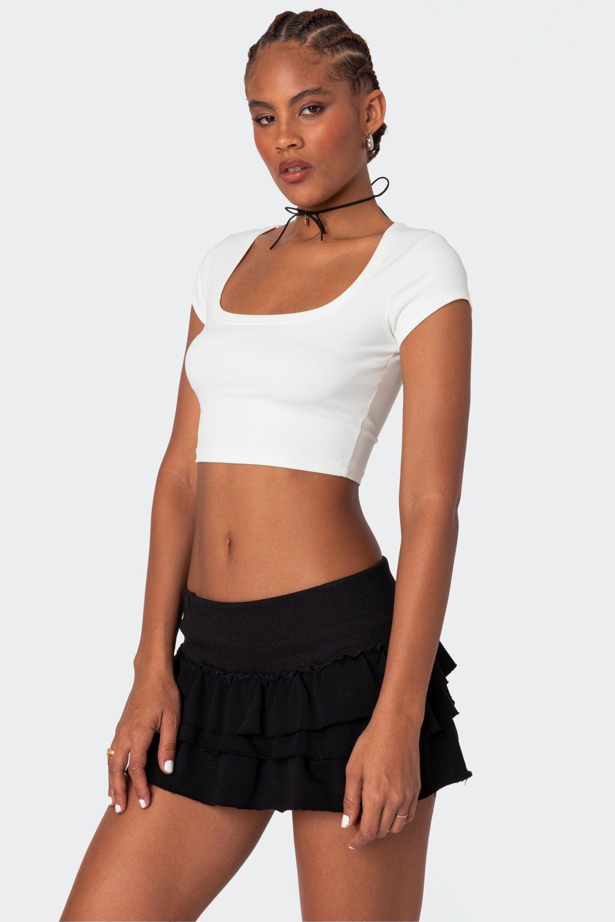 Ricki Cropped T Shirt Product Image