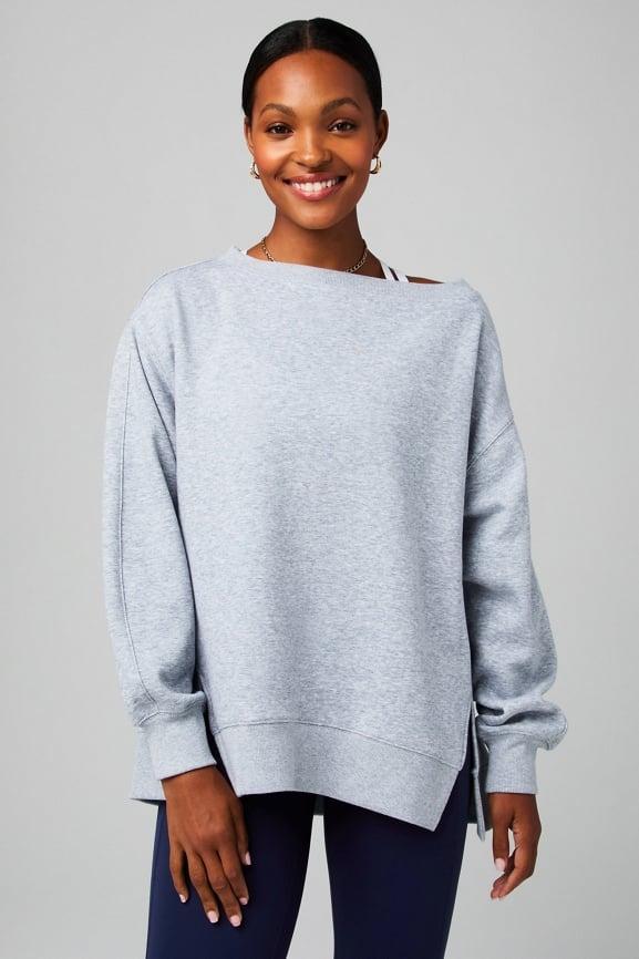 Cozy Fleece Oversized Sweatshirt Product Image