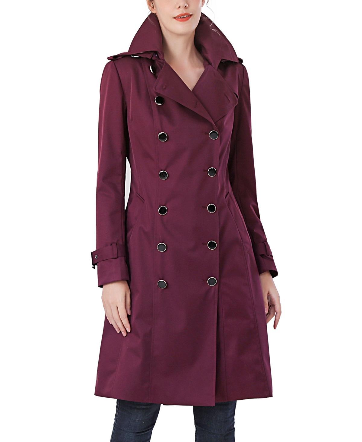 kimi + kai Womens Emma Water Resistant Hooded Trench Coat Product Image