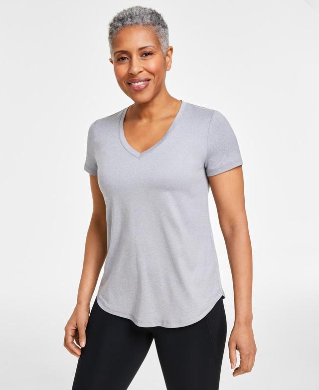 Women's V-Neck Performance T-Shirt, Created for Macy's Product Image